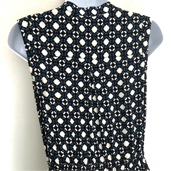 LOFT Sleeveless Geometric Print Dress - Picture 14 of 16
